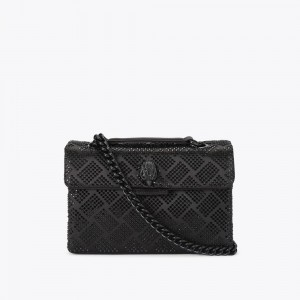Kurt Geiger Crystal Kensington Bag Negrii | TFWQBG-748
