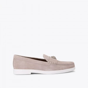 Kurt Geiger Eagle Drench Loafer Taupe | CMFDNX-640