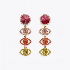 Kurt Geiger Evil Eye Drop Earrings Aurii | LYXMPZ-461
