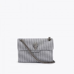 Kurt Geiger Mini Fabric Kensington Bag Argintii | VURCFA-184