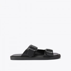 Kurt Geiger Otis Sandal Negrii | VAGJIP-964