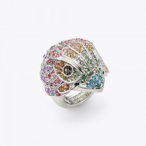 Kurt Geiger Pave Eagle Ring Colorati | LUOTIE-431