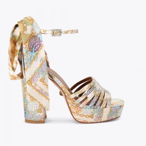 Kurt Geiger Pierra Platforma Heel Colorati | NIAKEM-519