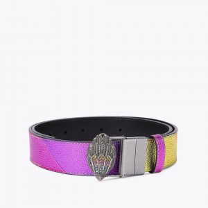 Kurt Geiger Reversible Eagle Belt Colorati | EZJGVK-173