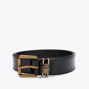 Kurt Geiger Shoreditch Belt Negrii | WGEDXH-328