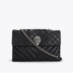 Kurt Geiger Xxl Piele Kensington Bag Negrii | KQVAJD-314